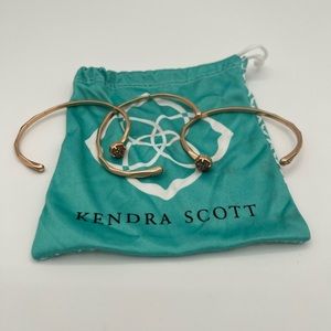 Kendra Scott | Cuff Bracelets | Set of 3 | Rose Gold